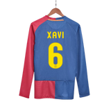 Xavi 6 - 2008/09 FCB Home Fullsleeves Retro Jersey - Original Quality