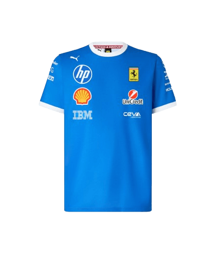 Scuderia Ferrari F1 Blue 2025 T-Shirt (Superior Quality)