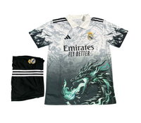 Merengues White/Blue Dragon Kit 2025/26 - (Jersey + Shorts)