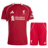 Liverpool Home Set 2025/26 - (Jersey + Shorts)