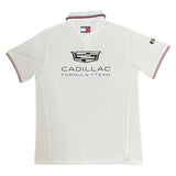Cadillac Racing F1 White Polo - (Superior Quality)