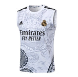 Merengues White Dragon Sleeveless Training Set - 2024/25