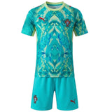 Portugal Goalkeeper Blue Kit World Cup 2026 - (Jersey + Shorts)
