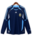 2006/07 Argentina Away Fullsleeves Retro Jersey - Authentic
