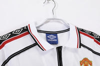 1998-99 Manchester United Away Commerative Jersey - White