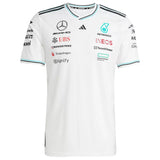 Mercedes AMG Petronas White Authentic Team Driver T-Shirt (Superior Quality)