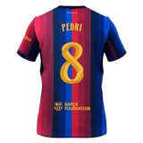 Pedri 8 - FCB Home 2026/27 - Master Quality ( UCL Font )