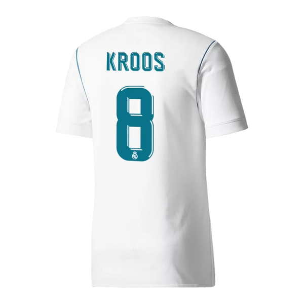 Kroos 8 - 2017/18 Merengues Home Jersey - Retro