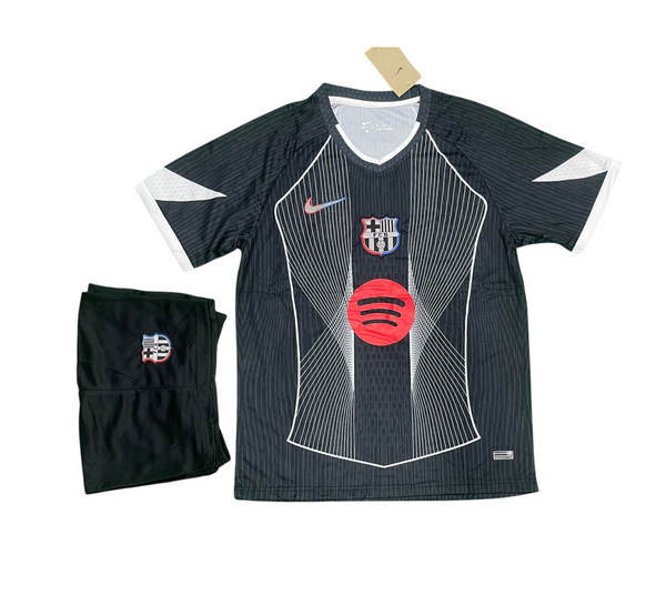 FCB Black Special Edition Kit 2025/26 - (Jersey + Shorts)