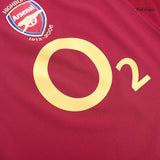 Bergkamp 10 - 2005/06 Gunners Home Jersey - Retro
