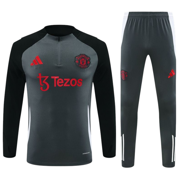 Manchester United Black Training Tracksuit 2024/25