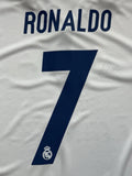 Ronaldo 7 - 2016/17 Merengues Home Fullsleeves Jersey - Retro