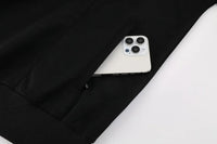 Manchester United Black Hoodie Tracksuit 2025/26