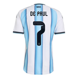 De Paul 7 - Argentina Home World Cup 2026 - Player Version (Authentic)