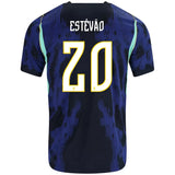 Estevao 20 - Brazil Away Blue World Cup 2026 - Master Quality
