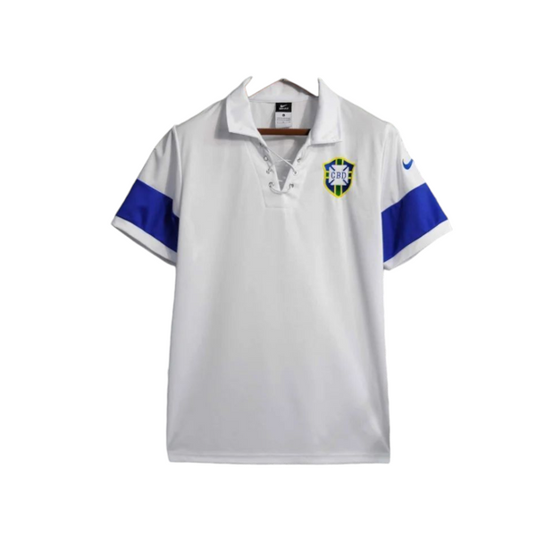 2004 Brazil Away White Jersey - Retro ( Original Quality )