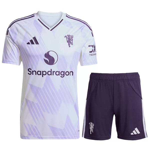Manchester United Away Set 2025/26 - (Jersey+Shorts)