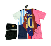 Messi 10 Tribute Jersey Special Kit - (Jersey + Shorts)