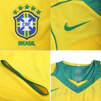 Ronaldo 9 - 2004 Brazil Home Yellow Jersey - Retro ( Original Quality )