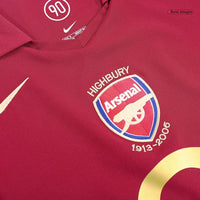 Bergkamp 10 - 2005/06 Gunners Home Jersey - Retro