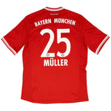 Muller 25 - 2013/14 Bayern Munich Home Jersey - Retro