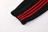 Manchester United Black Hoodie Tracksuit 2025/26