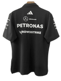 Mercedes Team F1 AMG Black Polo T-Shirt (Superior Quality)