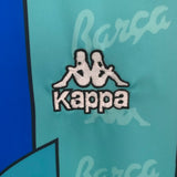 1996/97 FCB Away Retro Kappa Fullsleeves Light Blue Jersey