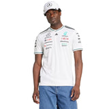 Mercedes AMG Petronas White Authentic Team Driver T-Shirt (Superior Quality)