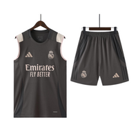 Merengues Grey Sleeveless Training Set - 2024/25