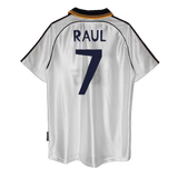 Raul 7 - 1999/00 Merengues Home Jersey - Retro