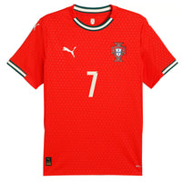 Ronaldo 7 - Portugal Home Puma Red 2025 - Player Version