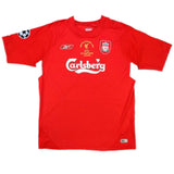 Gerrard 8 - 2005 Liverpool Champions League Final Home Jersey - Retro