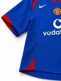 2005/06 Manchester United Away Blue Jersey - Retro