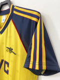 1988/1990 Gunners Away Yellow JVC Jersey - Retro