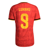 Lukaku 9 - Belgium Home World Cup 2026 - Player Version (Authentic)