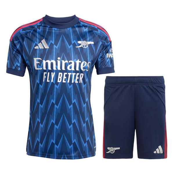 Gunners Away Set 2025/26 - (Jersey + Shorts)