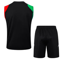 Gunners Black Sleeveless Training Set 2024/25