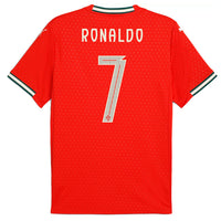 Ronaldo 7 - Portugal Home Puma Red 2025 - Player Version