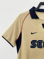 2001/02 Gunners Away Beige Jersey - Retro