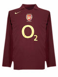 2005/06 Gunners Home Fullsleeves Jersey - Retro