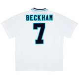 Beckham 7 - 1996 England Home World Cup Jersey - Retro ( Original Quality )