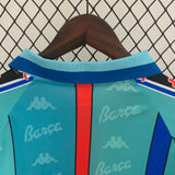 1996/97 FCB Away Retro Kappa Fullsleeves Light Blue Jersey