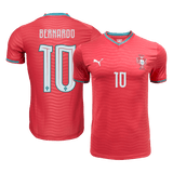 Bernardo 10 - Portugal Home World Cup 2026 - Player Version ( Authentic )