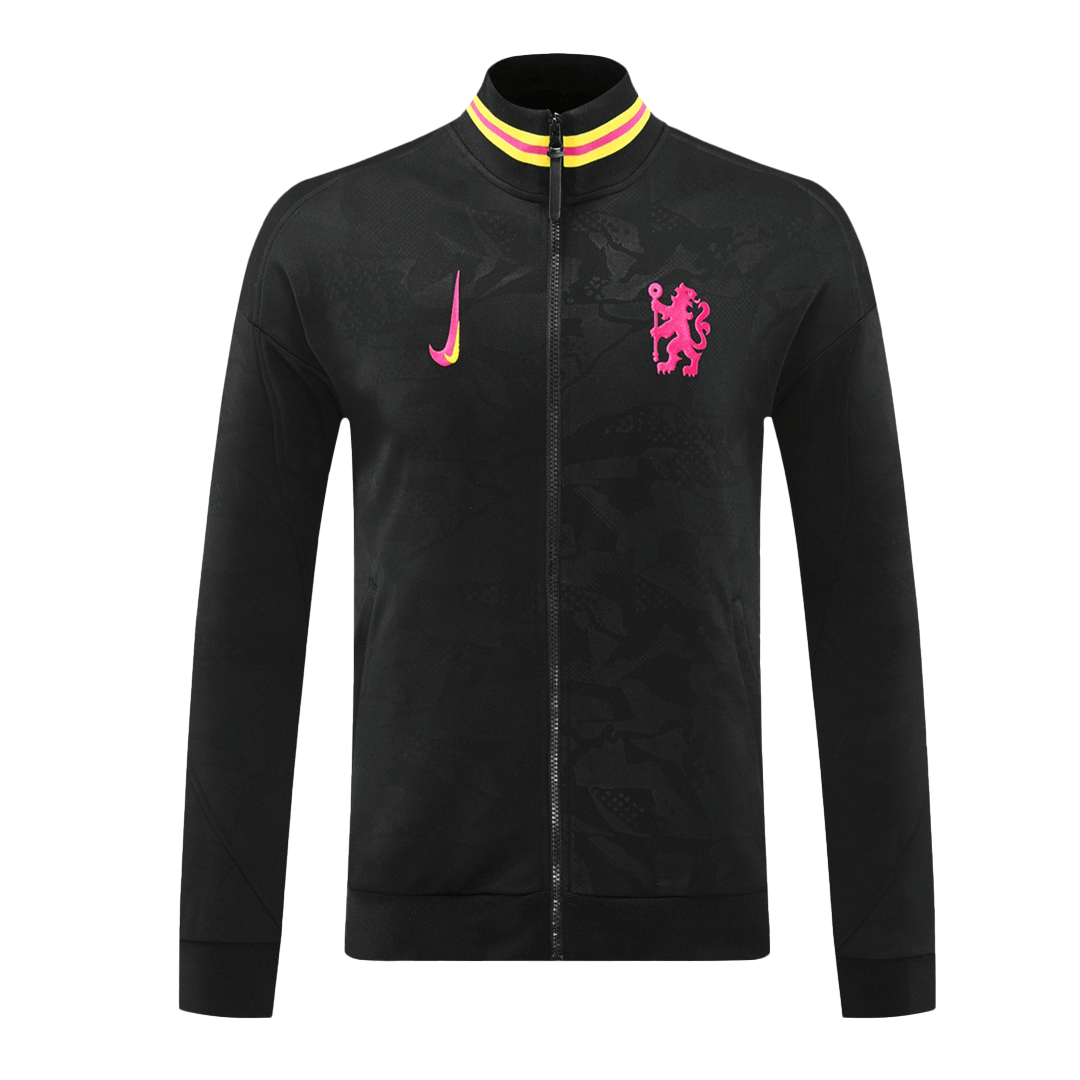 Chelsea Black Full Jipper Third Anthem Jacket 2024/25