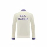 Merengues Off White (Purple Strips) Anthem Jacket 2025/26