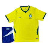 Brazil Home World Cup Kit 2026 - (Jersey + Shorts)
