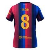Pedri 8 - FCB Home 2026/27 - Master Quality ( La Liga Font )