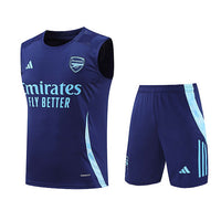 Gunners Blue Sleeveless Training Set 2024/25