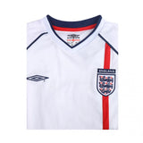 2001/02 England Home Jersey - Retro